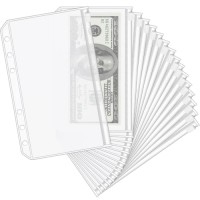 KTRIO 6 HOLE A6 BINDER POCKETS W/ ZIPPERS